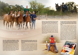 L'horseman Giuseppe Colapinto intervistato dalla prestigiosa rivista internazionale Arabian Horse Magazine