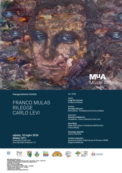 L’arte di Franco Mulas trova casa ad Aliano: domani si inaugura la sala permanente dedicata a Carlo Levi