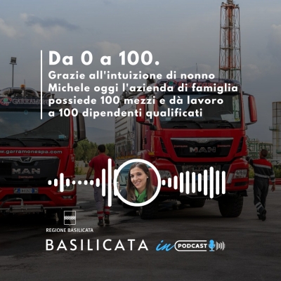 Basilicata in podcast; un’azienda da 0 a 100 e in continua crescita