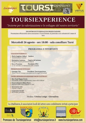 Toursiexperience: a Tursi un incontro istituzionale per valorizzare il territorio e rafforzare la rete locale