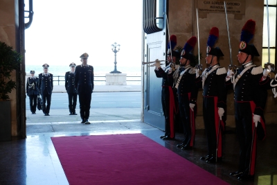 Il Generale de Vita ha visitato il Comando Provinciale dei Carabinieri di Bari.