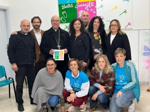 L'ARCIVESCOVO DI POTENZA IN VISITA ALLA SEDE DELL'ASSOCIAZIONE “BATTITI ESSENZIALI”
