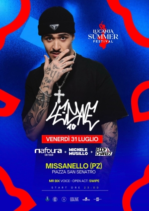 Le-One infiamma Missanello: domani sera la grande notte del Lucania Summer Festival