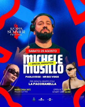 Lucania Summer Festival, a Marconia il gran finale della seconda edizione